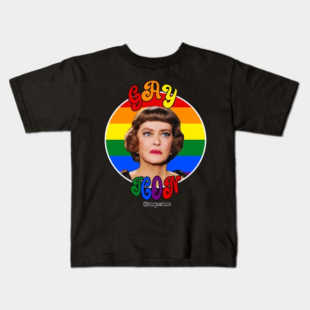 Gay Icon Kids T-Shirt by Camp.o.rama